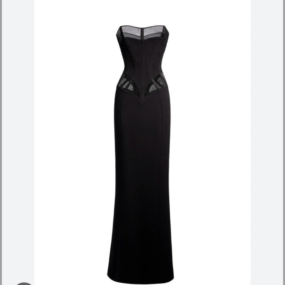 Chic Strapless Black Dress